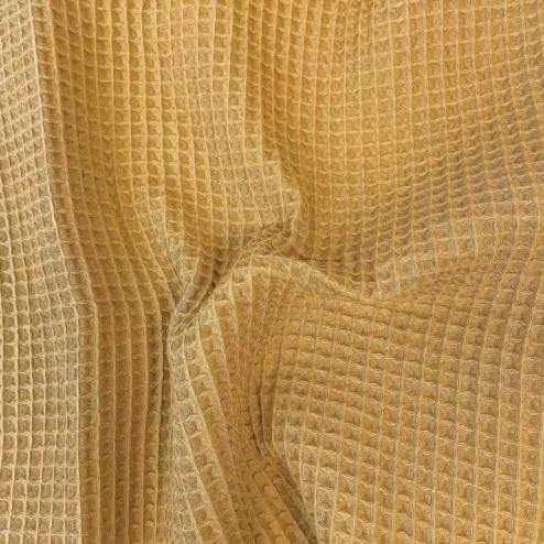 Tissu nid d'abeille blé