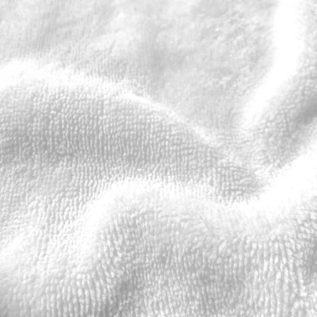 Tissu éponge bambou blanc