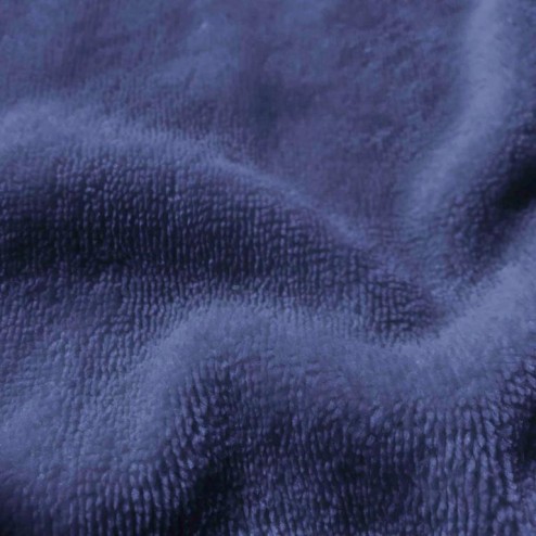 Tissu éponge bambou indigo