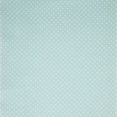 Tissu coton à pois aventurine