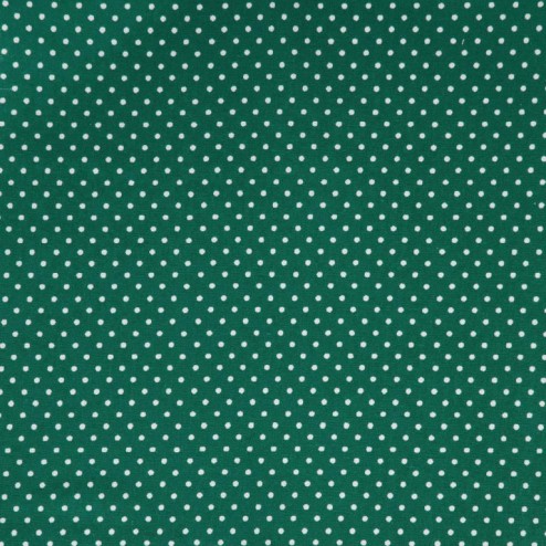 Tissu coton à pois thym