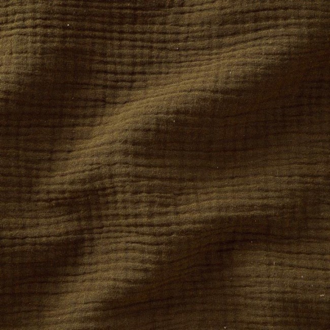 Tissu double gaze bronze