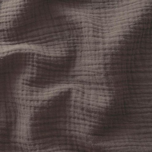 Tissu double gaze raisin