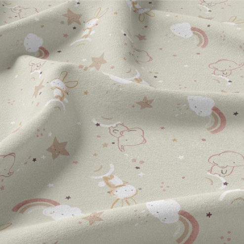 Tissu coton umiko