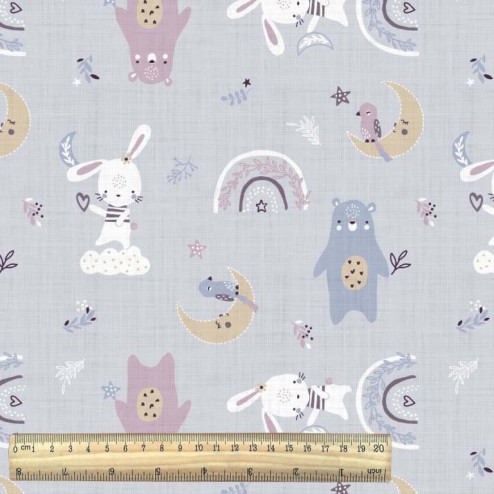 Tissu coton modzi