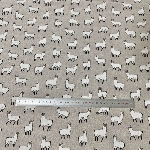 Tissu Linum Lama