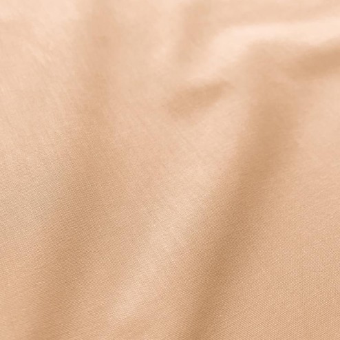 Tissu Coton Uni Abricot
