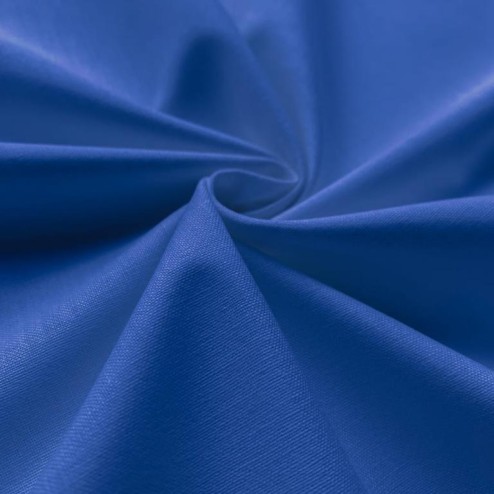 Tissu Coton Uni Azur