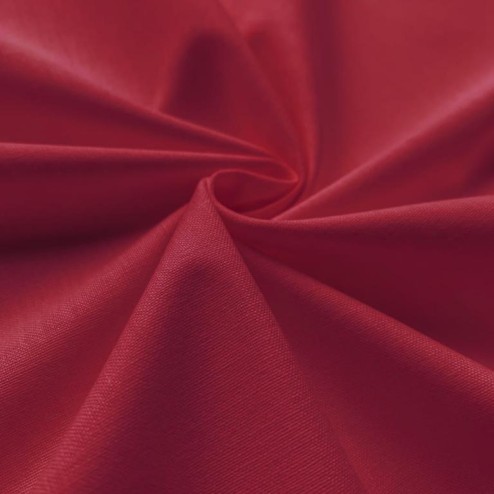 Tissu Coton Uni Cardinal