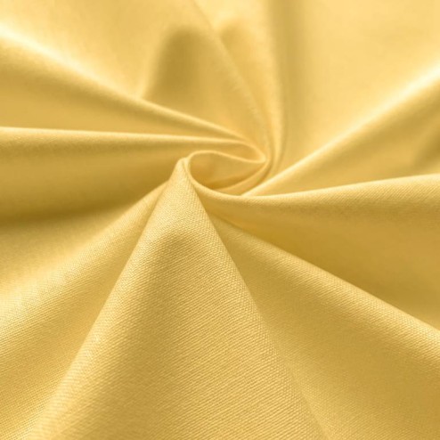 Tissu Coton Uni Jaune