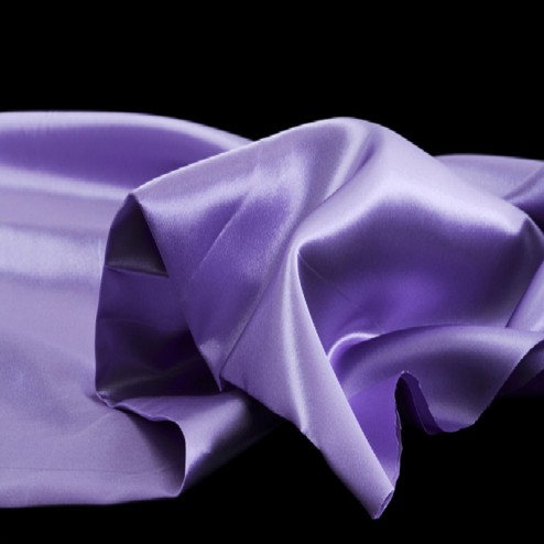 Tissu Satin Lilas