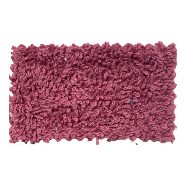 Tissu éponge lie de vin