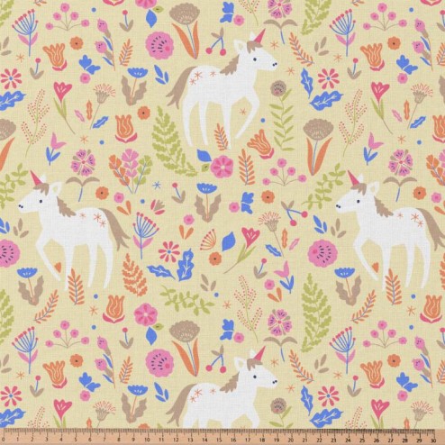 Tissu coton jolicorn