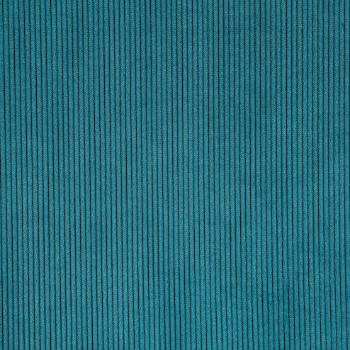 Tissu Velours Côtelé Bleu...