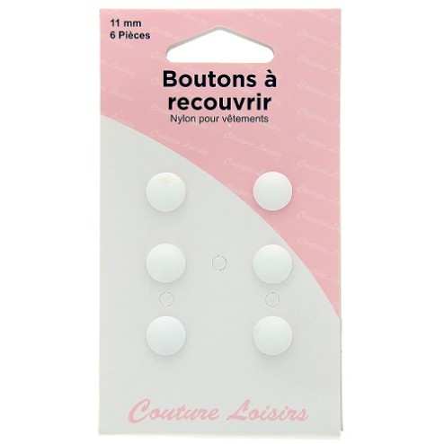 Boutons à recouvrir nylon...