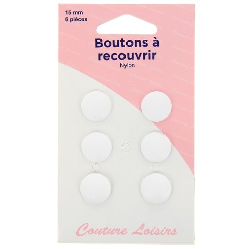 Boutons à recouvrir nylon...