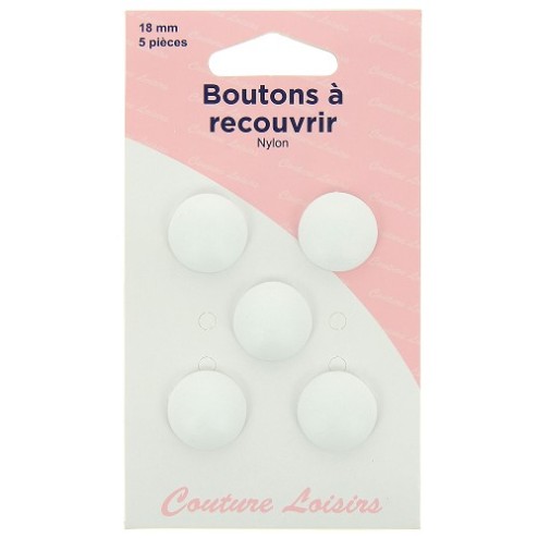 Boutons à recouvrir nylon...