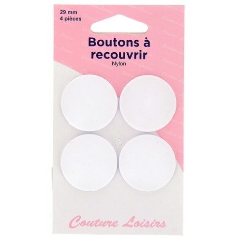 Boutons à recouvrir nylon...