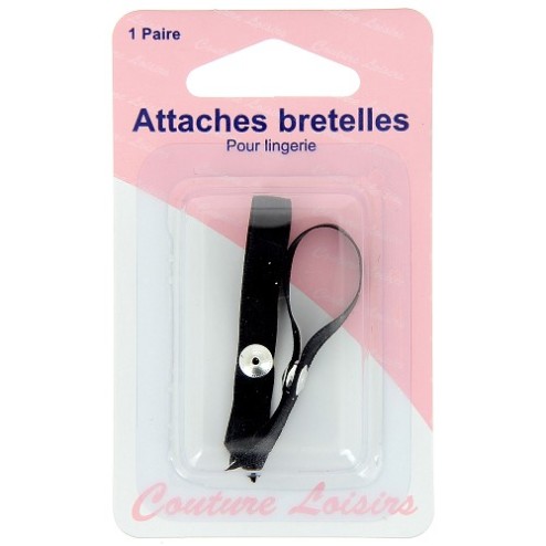 Attachettes lingerie noires