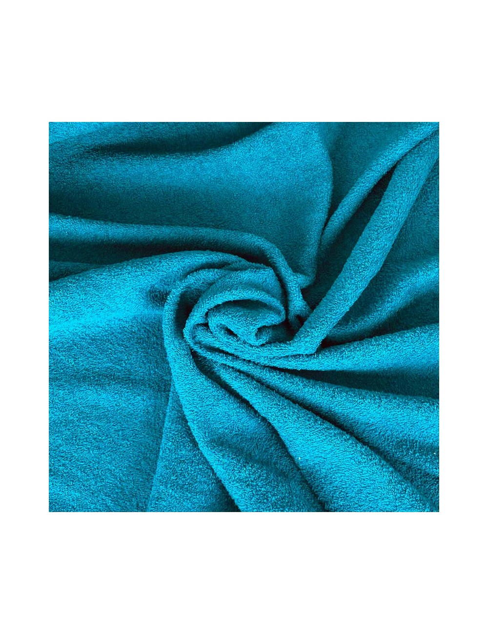 Tissu éponge coloris Océan Tissu éponge coloris Océan