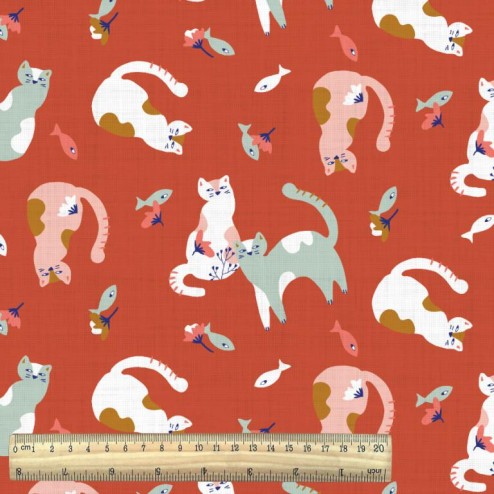 Tissu coton chadwick
